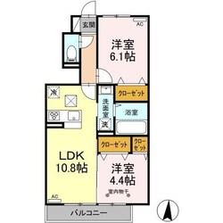 ベルシエール（高崎市八幡町）の物件間取画像